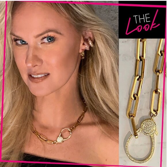 14K Gold-Plated High Quality Sexy Chain with Micro Crystals - Picture 5 of 6